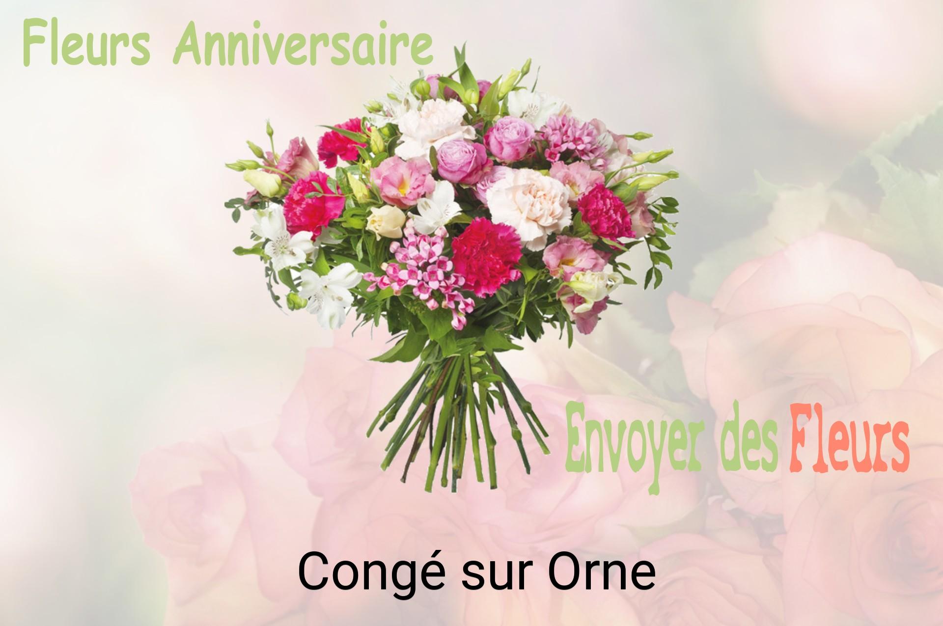Bouquet de fleurs d’anniversaire livré à Congé-sur-Orne